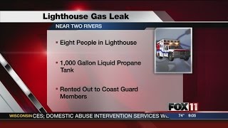 Two lighthouse guests taken to hospital after gas leak