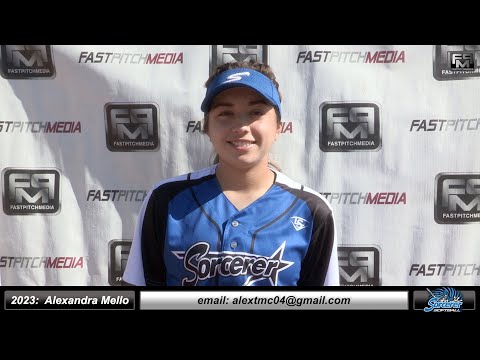 2023 Alexandra “Alex” Mello 4.0 GPA Athletic Pitcher and First Base Softball Skills Video - Sorcerer