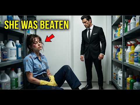 He Found a Beaten Janitor Crying — The Truth Changed Everything