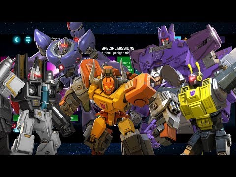 Random 4 Star Team - Megatron Spotlight 3.1 - Transformers: Forged to Fight