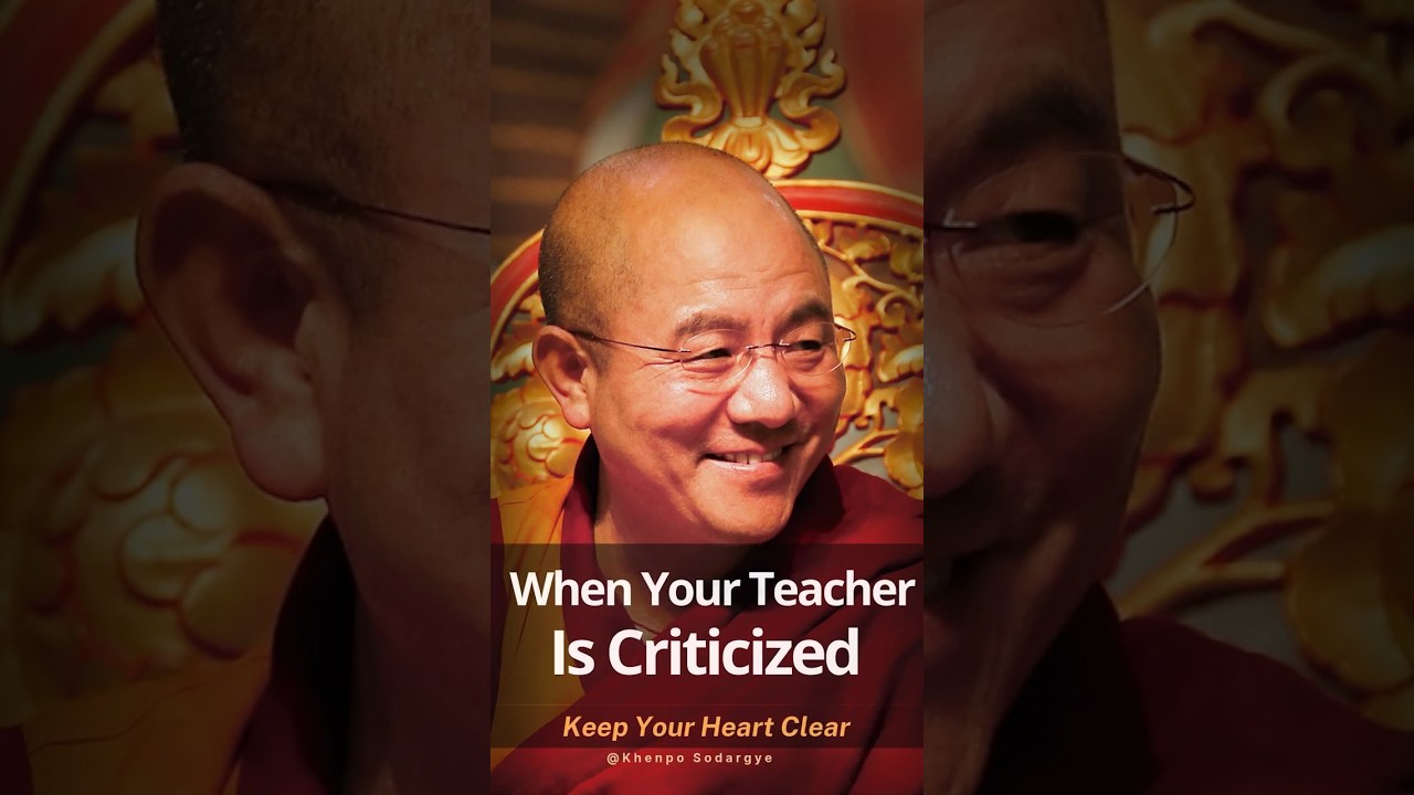 The Best Response to Slander Is Not Silence, But Logic | 面对诽谤最好的回应不是沉默，而是逻辑 （Khenpo Sodargye）