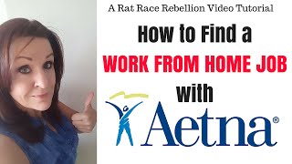 How to Find a Work from Home Job with Aetna