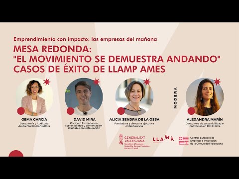 Mesa redonda El movimiento se demuestra andando Presentacin LLAMP AMES 2023[;;;][;;;]