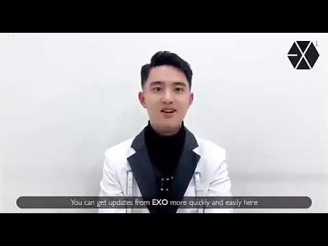 130319 EXO D.O. greeting video to fans on the official EXO Fanclub