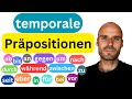 ALLE temporalen Präpositionen (in einem Video 😉)