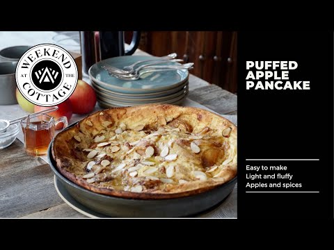 PUFFED APPLE PANCAKE | Light & Fluffy!