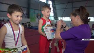Воспитанники школы спортивной гимнастики "Акбарс" вернулись из Нальчика золотыми медалями 