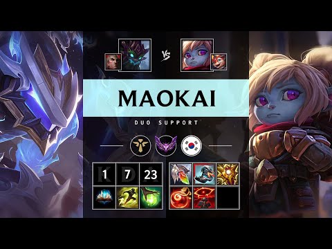 Maokai Support vs Poppy - KR Master Patch 25.20