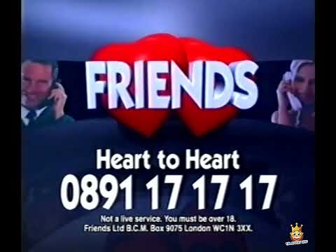 Chat Line Friends 0891 17 17 17 Advert 1990s 90s UK