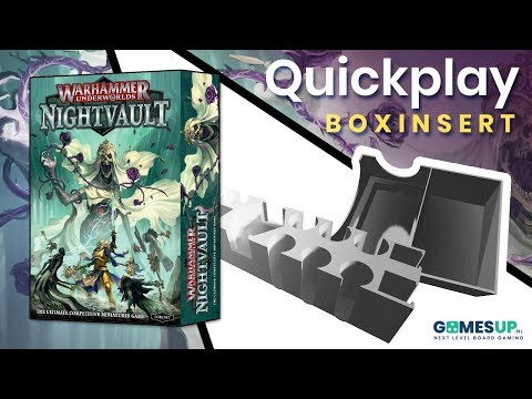Warhammer Underworlds Nightvault Quickplay Box Insert