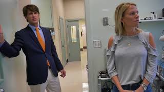 Woo Woo Tours the Associates In Plastic Surgery Office