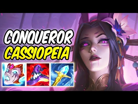 CONQUEROR CASSIOPEIA MID FULL AP | Best Build & Runes | Spirit Blossom Gameplay | League of Legends