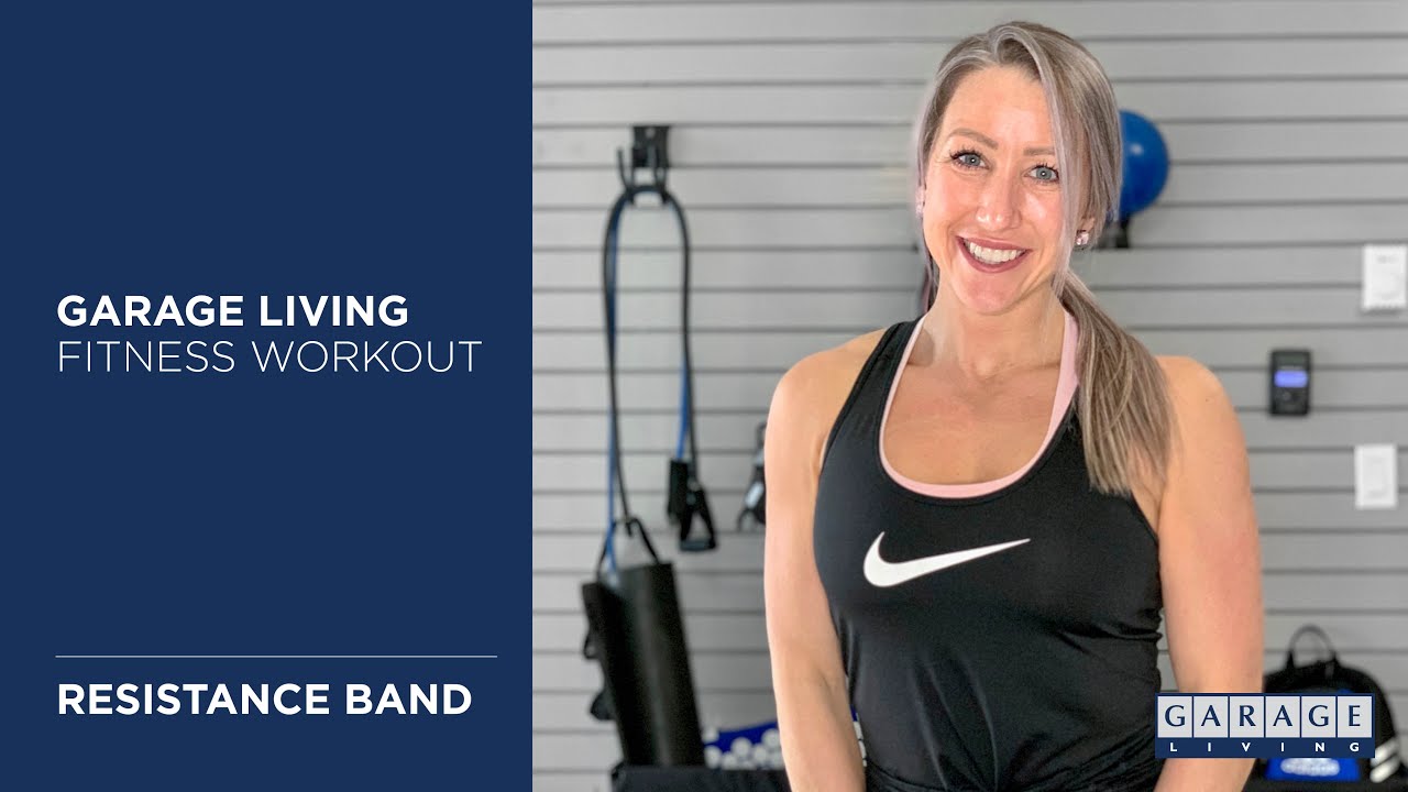 Resistance Band Workout Focuses on Lower Body and Core Strength