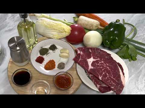 Uighur gravy for lagman in the original style. Delicious and simple!