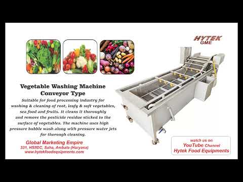 Industrial Vegetable Washer With 3 Mtr. Conveyor