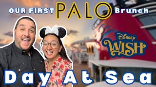 Disney Wish Day at Sea | Our First Palo Brunch Ever, Bingo Fun & 1923 Dinner