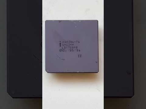 Vintage Intel A80386-16 i386 386 SX 16Mhz Processor