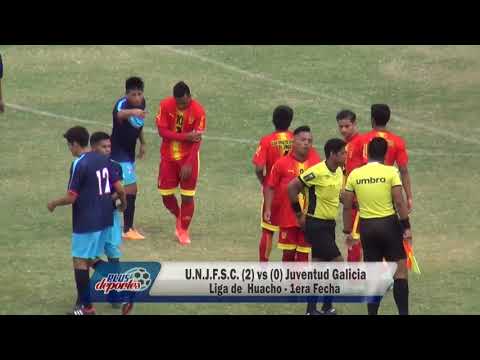 U.N.J.F.S.C (2) vs (0) JUVENTUD GALICIA - FÚTBOL HUACHANO - 1ERA FECHA/2018.