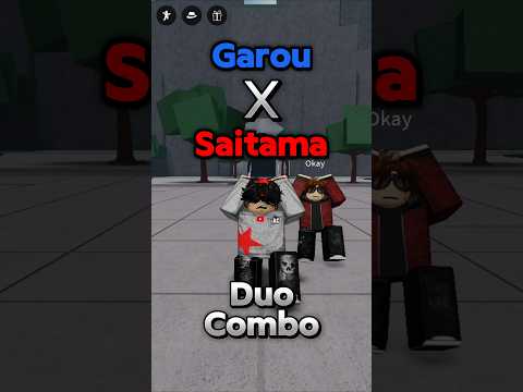 Garou X Saitama Combo || The Strongest Battleground #thestrongestbattlegrounds #roblox #pvp