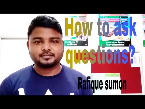 How to ask questions  someone in English //Rafique Sumon//