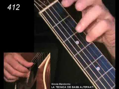 Fingerpicking lesson 412, Alternating Bass Guitar Method