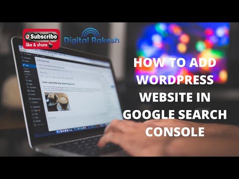 How to add wordpress site to google search console