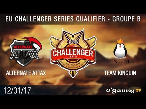 ALTERNATE aTTaX vs Team Kinguin - EU CS 2017 Qualifier Day 3 - Groupe B - League of Legends