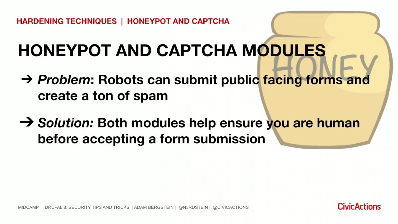 Security in Drupal 8: Tips and Tricks