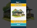bungalow (noun) - definition and usage in English
