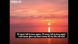 Modern Talking  I&#39;ll never fall in love again Lyrical Video