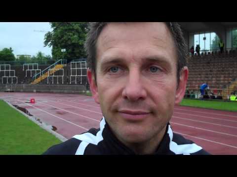 BC Aichach Marco Küntzel nach dem Relegations-Spiel gegen den FC Augsburg II