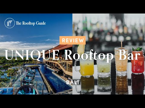 UNIQUE Rooftop Bar in Bali - Review