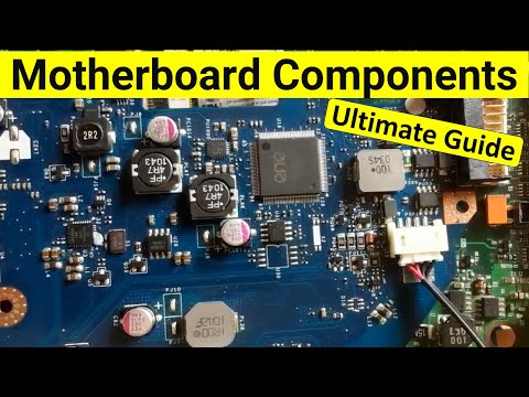 Laptop motherboard components names functions explained