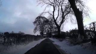 Winter Drive To Collace Perthshire Scotland