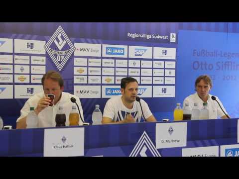 Präsentation Gerd Dais SV Waldhof Mannheim