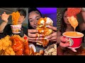 TIKTOK Mukbang Compilation Wingstop Taco Bell Dave S Cane S McDonald S More