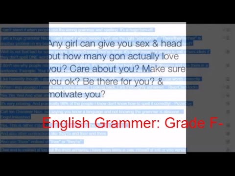 My Pet Peeve- People With Bad English Grammar