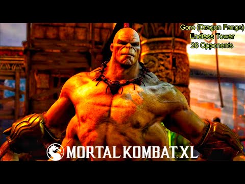 Mortal Kombat XL - Goro (Dragon Fangs) Endless Tower
