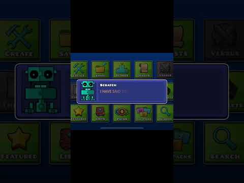 Secret Easter egg of gd! About keymaster and scratch! #geometrydash #easteregg #gd #popular #viral￼￼