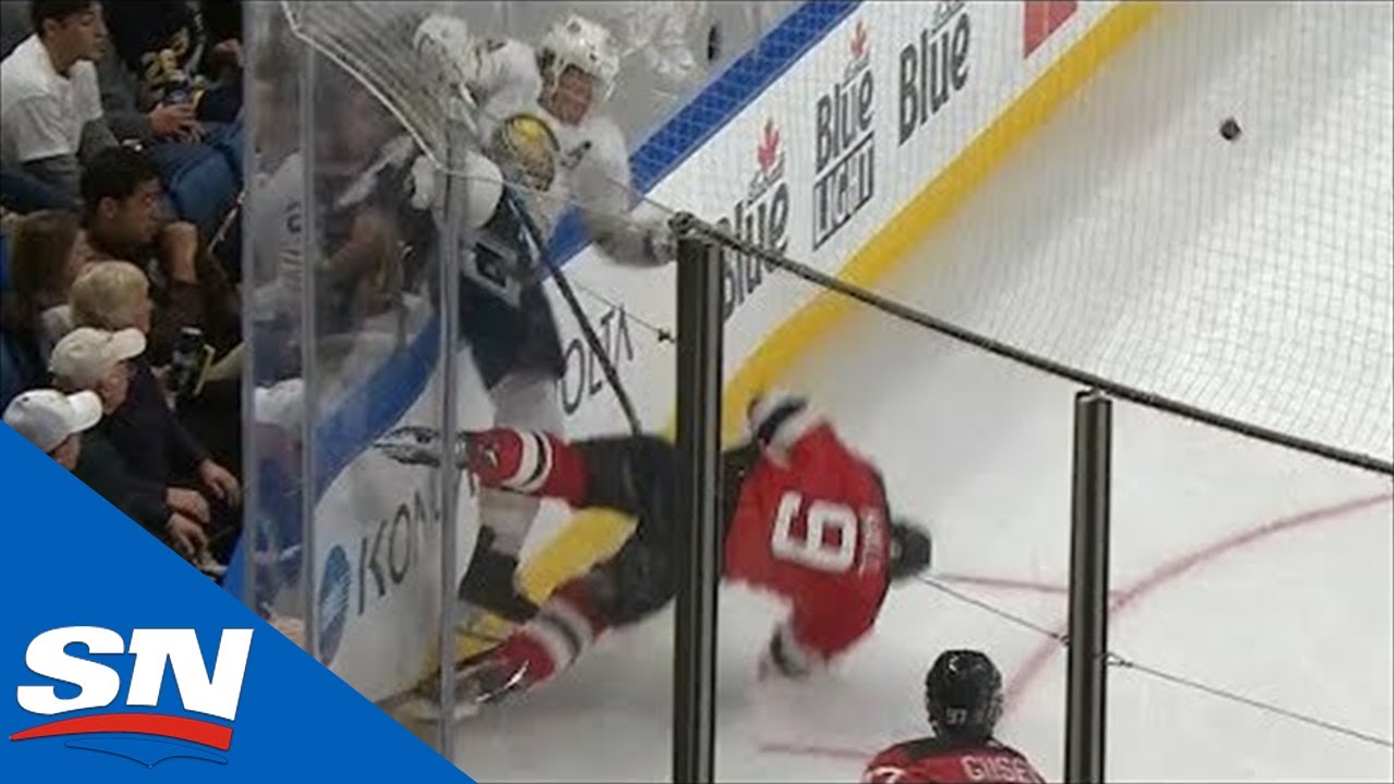 Vidéo:  Taylor Hall...a FRAPPÉ un MUR...