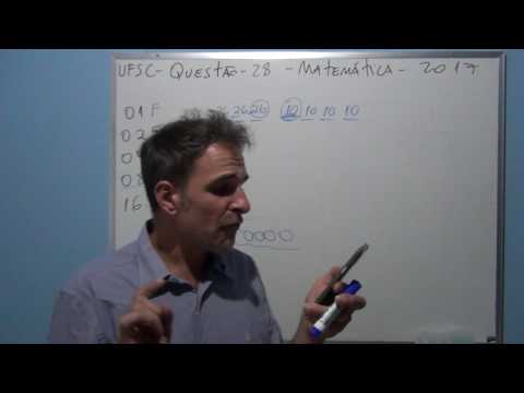UFSC 2017 Matemática Questão 28