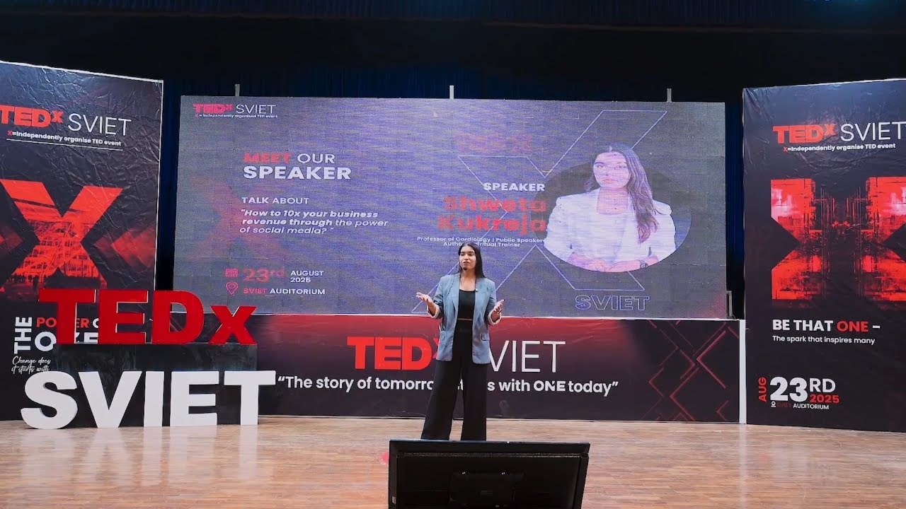3 steps to earn from social media | Shweta Kukreja | TEDxSVIET
