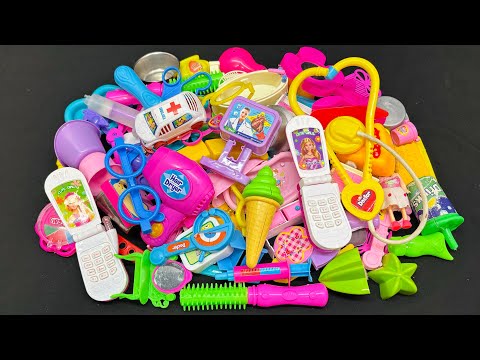 Unboxing Miniature Plastic Full Kitchen Set Collection | Toy Cooking Game | Kitchen Set Toy | Review