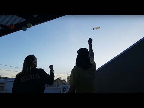 How to get a blimp pilot's attention... work up to it.