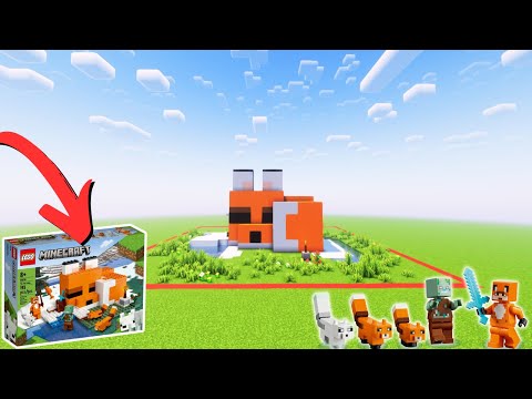Unbelievable! I Created a Fox Inn in Minecraft 🦊 #Lego