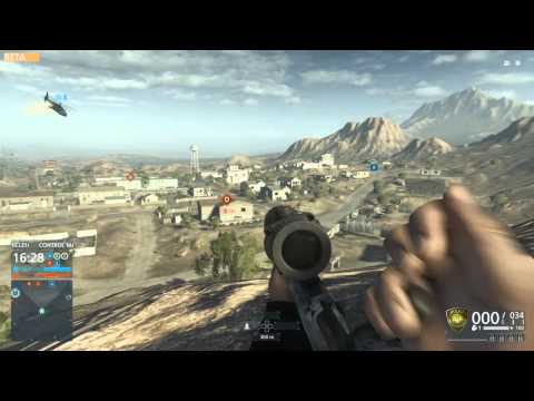 Battlefield™ Hardline Beta - Insane Sniper Headshot!