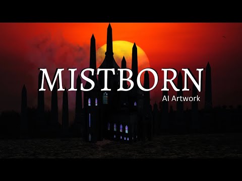 Amazing AI generated Mistborn Kredik Shaw Castle