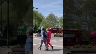 MEMBERS ONLY - Playing football with a dog at Marble Arch, London