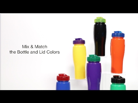 24 oz Contour Bottle with Flip Top Lid
