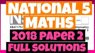 National 5 2018 Paper 2